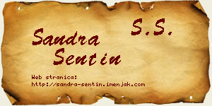 Sandra Sentin vizit kartica